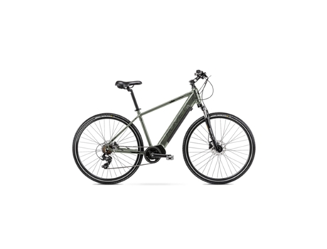 Bicicleta Híbridas Eléctrica ROMET 28 - E-Orkan 1 Hombre - Verde (L)