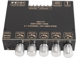 2. Placa Amplificadora De Potencia De 5,2 Canales, 50 W X 2 Más 100 W Con Resistencia.