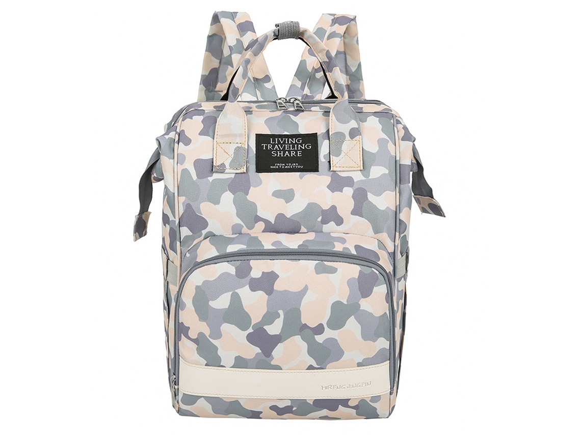 Mochila De Maternidad Czhhmart Práctica Y Versátil Para Paseos Camuflar