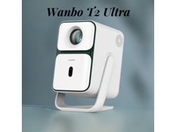 Proyector Wanbo T2 Ultra Android Tv 11 500ansi Nativo 1080p 120° Soporte Giratorio Enfoque Automático Y Corrección Trapezoidal Evitación De Obstáculos
