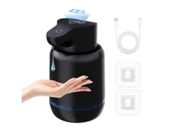 (tipo Líquido) Dispensador Automático De Jabón Espumoso Sin Contacto, Recargable Por Usb, Cuatro Velocidades Ajustables