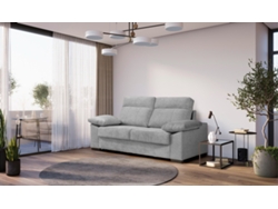 Sofa Cama Italiano | Sistema apertura italiana | 3 Plazas | Color tapizado Gris claro | Colchon 140x190