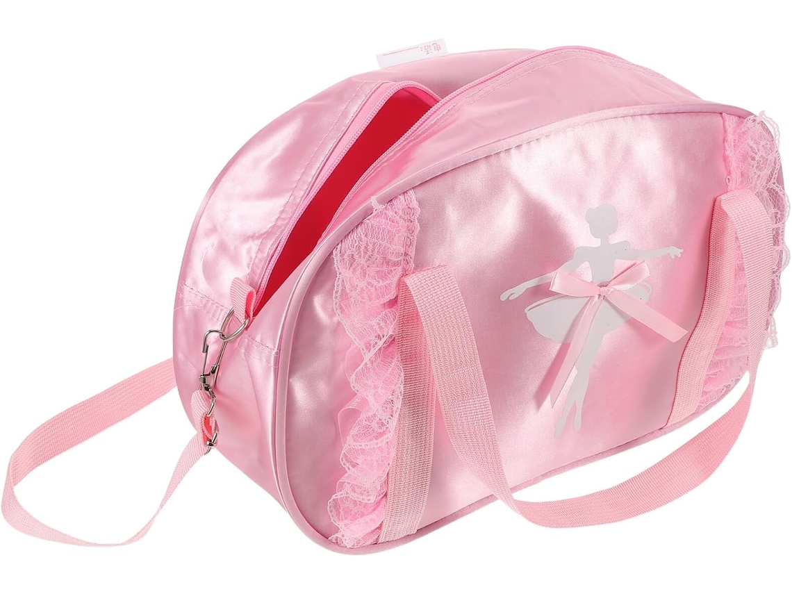 Bolsa De Ombro Impermeável Para Meninas, Bolsa Rosa Para Balé Com Alça De Ombro.