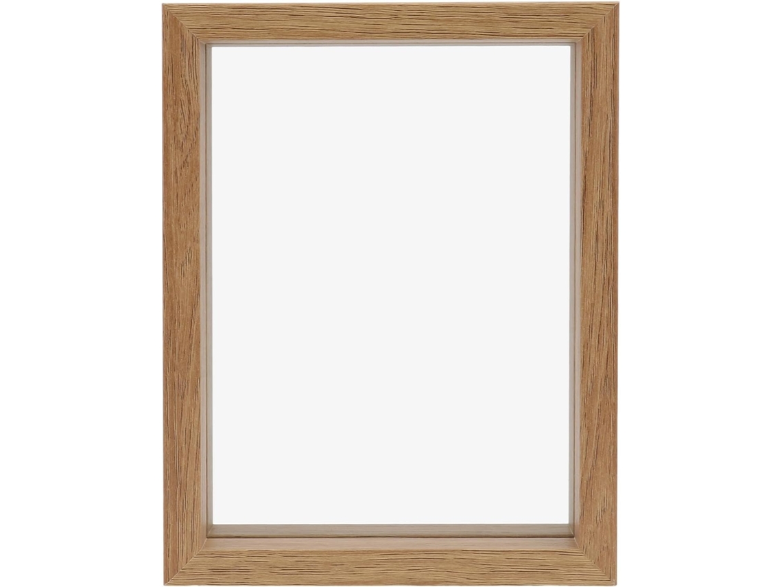Marco de fotos doble de madera natural para 18 fotos, boda, decoración, sala de estar, dormitorio, lateral cm, GOKOCO