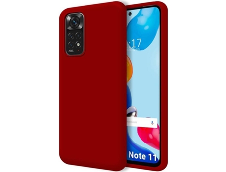 Carcasa Xiaomi Redmi Note 11 TUMUNDOSMARTPHONE Silicona Líquida Rojo