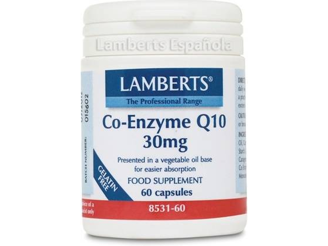 Complemento Alimentar LAMBERTS Coenzima Q (60 cápsulas de 30mg)