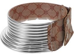 Gargantilla larga de estilo punk africano, ajustable, gruesa, tribal y gótica para mujer.