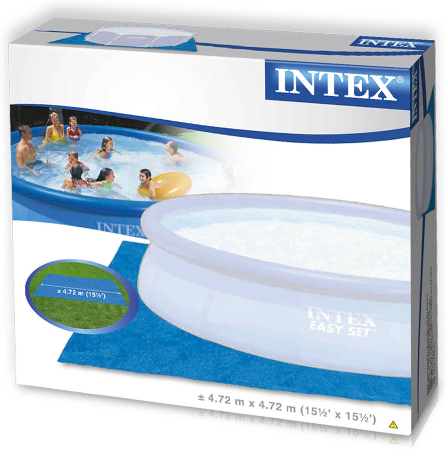 Protector de Suelo para Piscinas INTEX 58932 Easy Set Metal Frame 472 cm