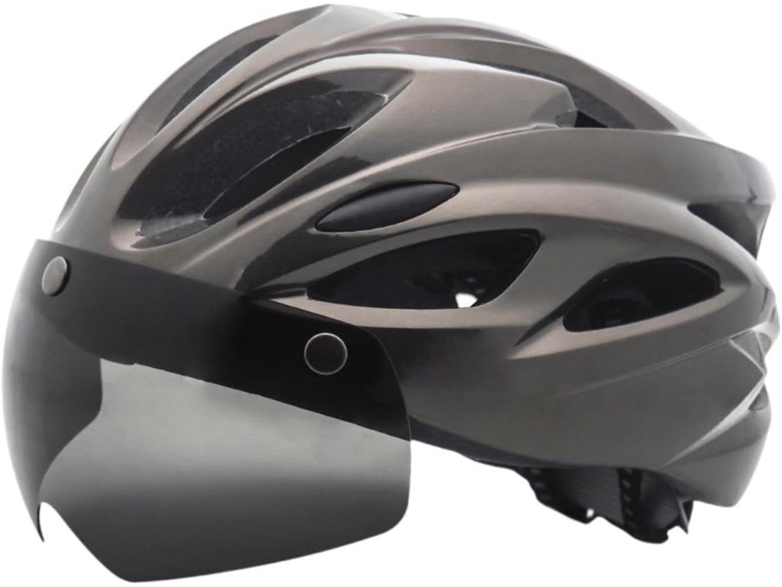 Casco De Ciclismo Harilla Con Visera Extraíble Para Adultos, Circunferencia Cabeza Ajustable, Bicicleta