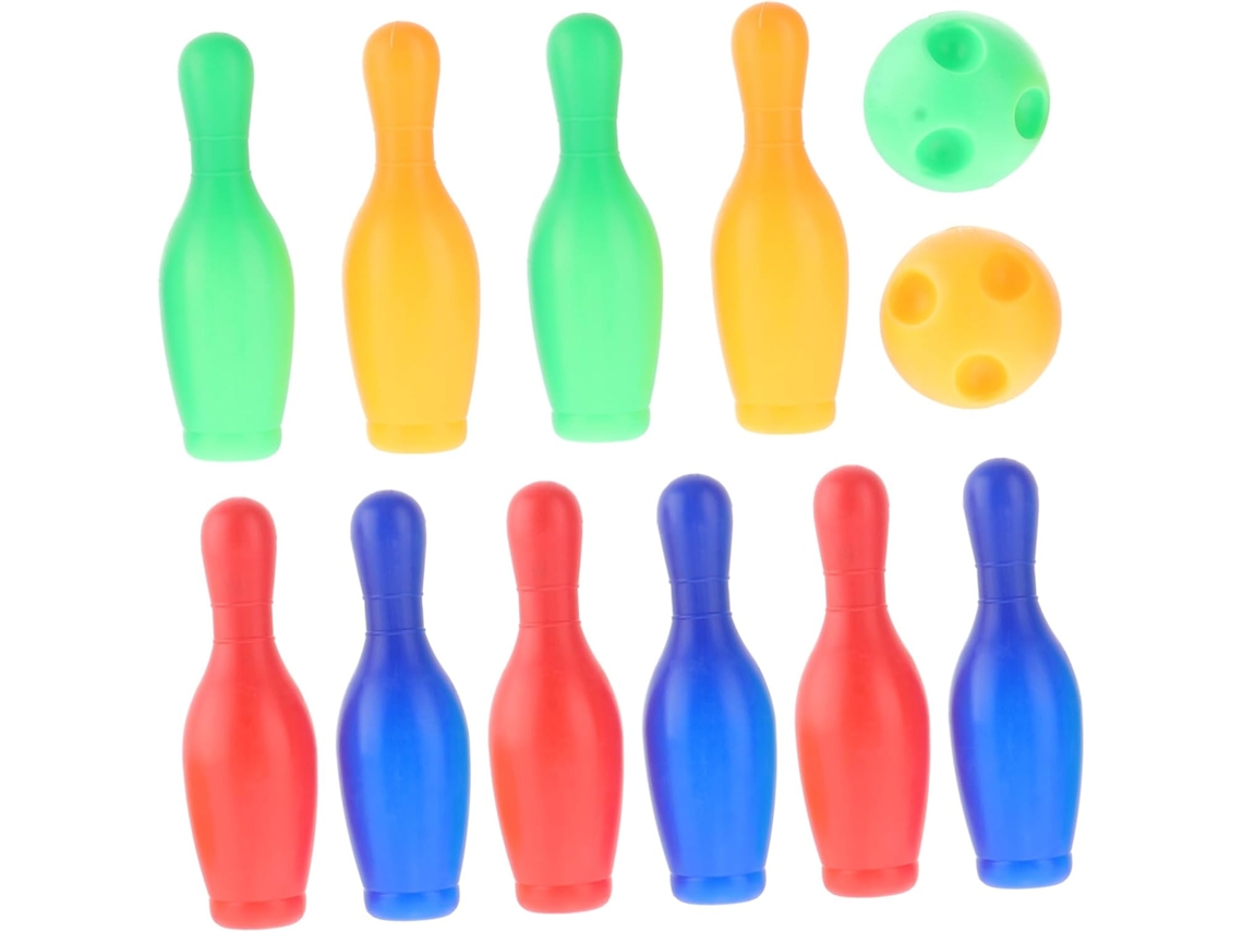 Juego De Bolos De Plástico Azul Para Niños Y Niñas, Juego De Pelota Educativo, 1 Juego, Deporte