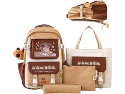 Mochila Infantil Capybara | 31 X 15 X 46 Cm | Gran Capacidad