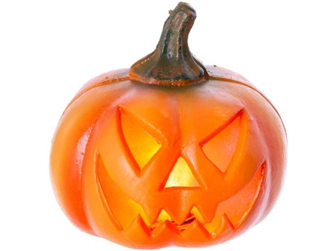 Mini Calabaza DISFRAZZES Luz (12 x 12 x 12 cm - Halloween)