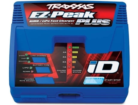 Pieza para Teledirigidos TRAXXAS Charger, Ez-Peak Plus, 4 Amp, Nimh Lipo W/ Id Auto Battery