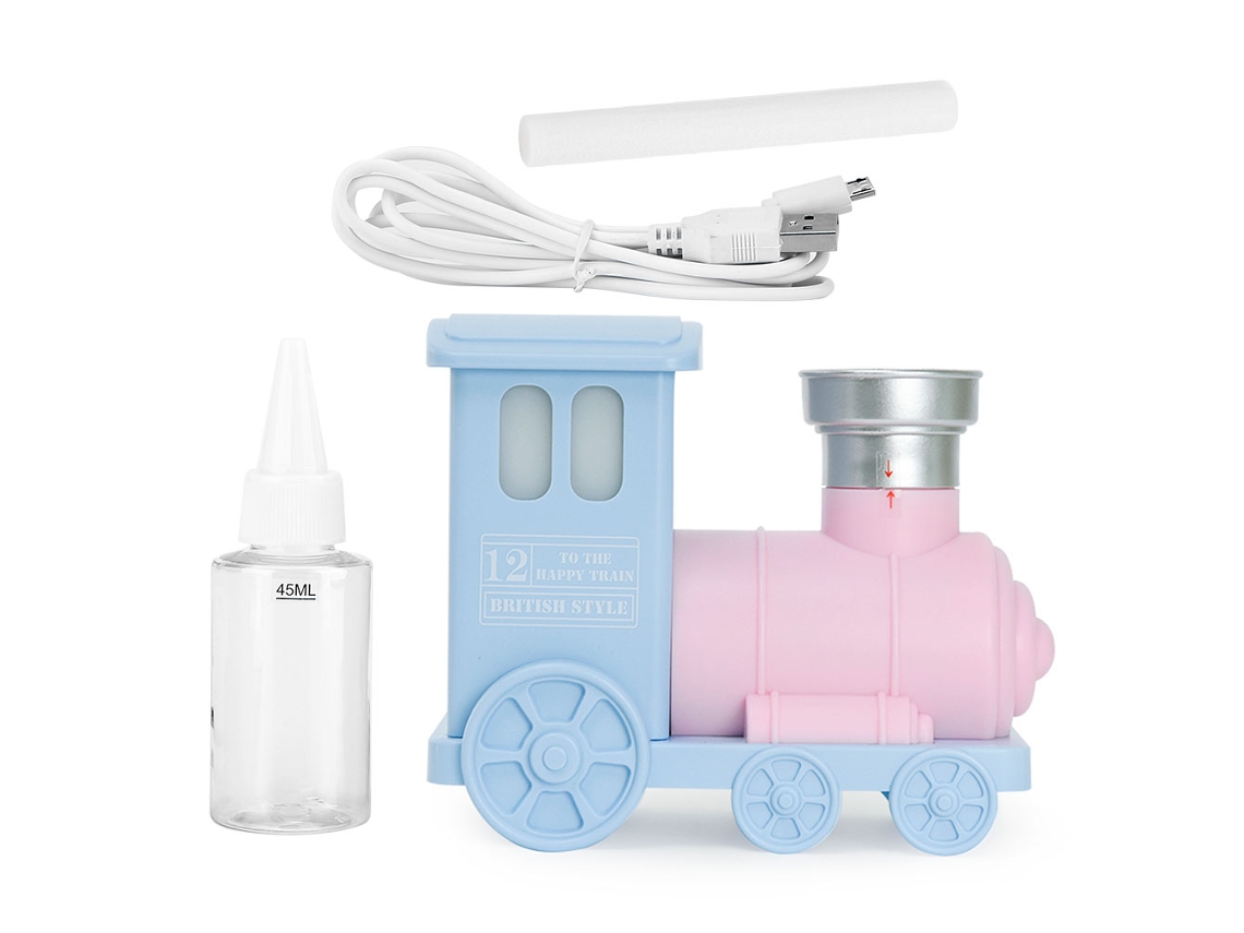 JILLIOPER Mini humidificador ultrasónico con USB 90 ml, purificador de aire, difusor de aromas, rosa