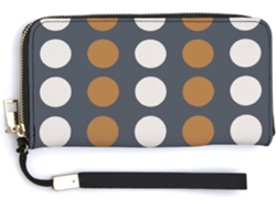 Cartera Cuero Con Cremallera Para Mujer Diseño Estampado