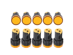 Indicador LED amarillo 110 V CA/CC