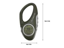 Alerimétrico Para Camping Y Escalada Con Barómetro, Termómetro Y Pronóstico Del Tiempo, Mosquetón Multifuncional.