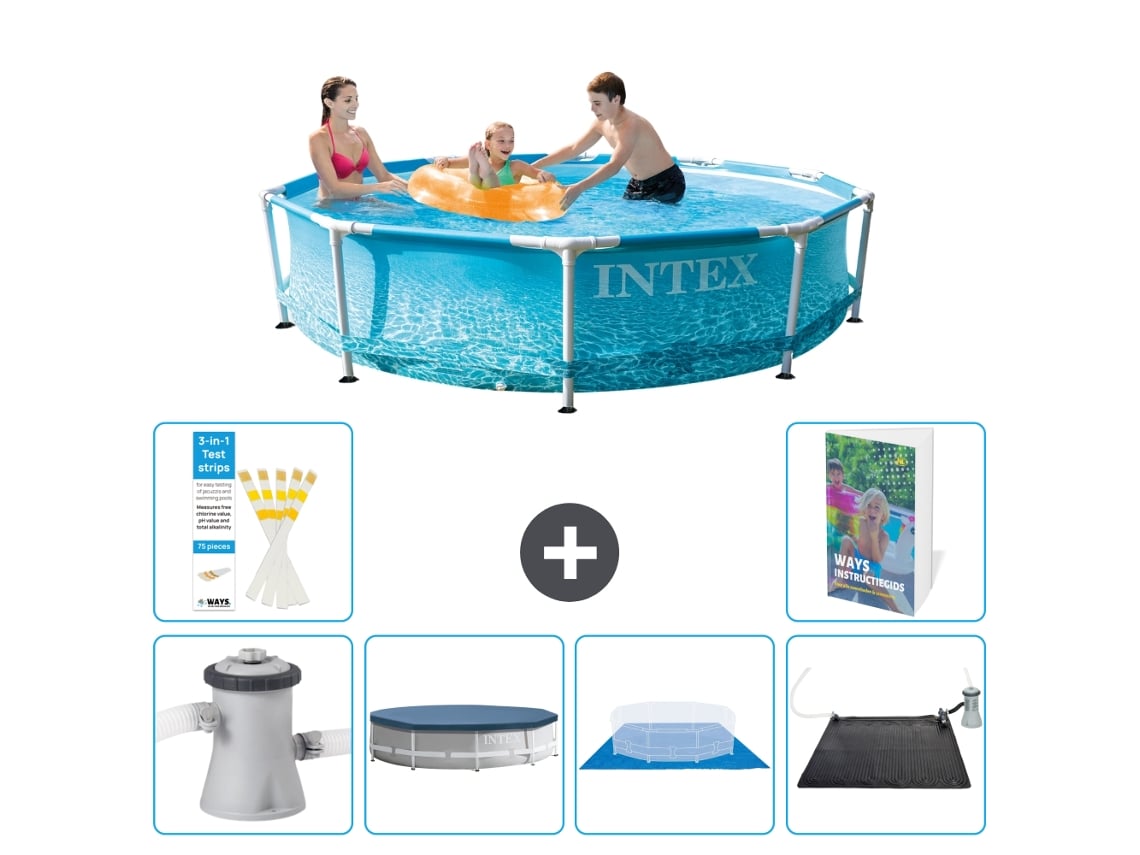 Intex Piscina Com Estrutura Redonda - 305x76 Cm - 7-peças S214
