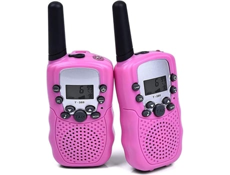 Talkie Walkie Radio Para Niños Con 8 Canales Pantalla Lcd Linterna Vox 2 Pcs VENISYMLIS