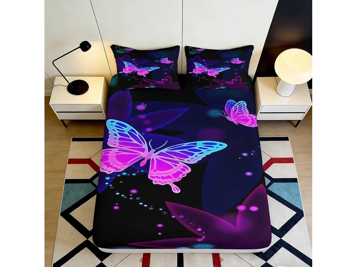 Microfibra Estampado Funda Microfibra Diseño Almohada Juego Color 200x25cm