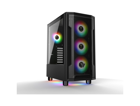caja para pc atx torre mediana con paneles de cristal GAMDIAS Athena M6 Lite RGB