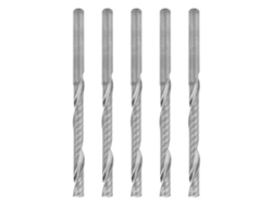 Fresas Espirales De Acero De Tungsteno De Un Solo Orificio Para Cnc, 3,175 X 3,175 X 32 X 55 Mm, Herramientas De Mecanizado