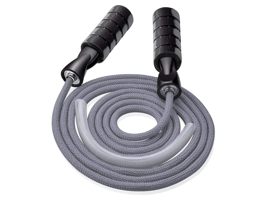 Cuerda para saltar, cuerda de poliéster trenzado grueso, cuerda de calidad para ejercicio y fitness