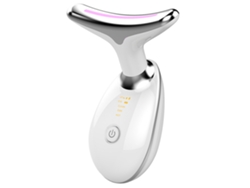 Masajeador antiarrugas para rostro y cuello, dispositivo de belleza con vibración iónica y luz LED KOFIHETY