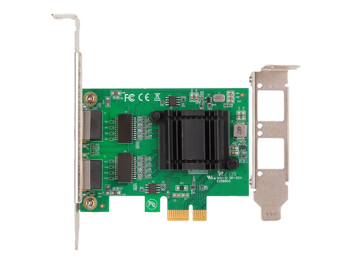 Tarjeta De Adaptador Ethernet Pcie De 10/100/1000 Mbps Con Puerto Dual Para Windows