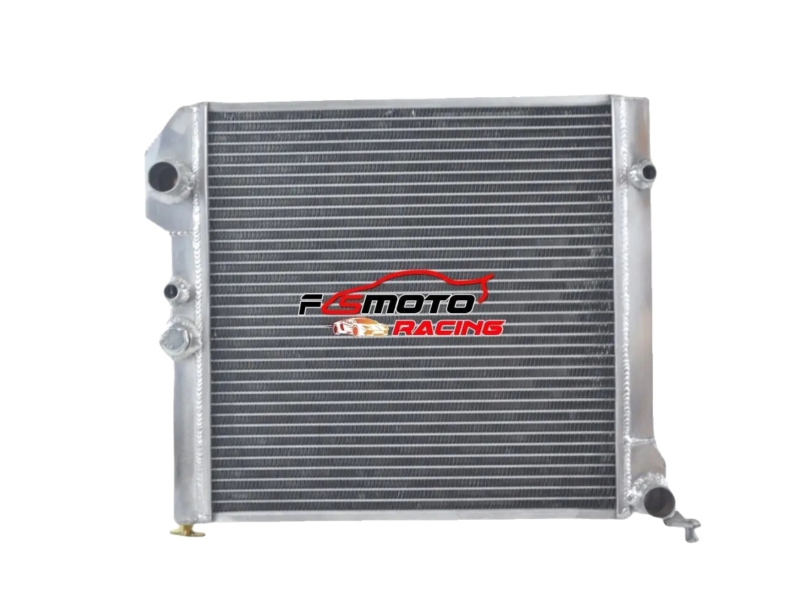 Radiador de aluminio compatible con Volvo 440/460/480 OEM 65518 para motores de 1.6L y 2.0L