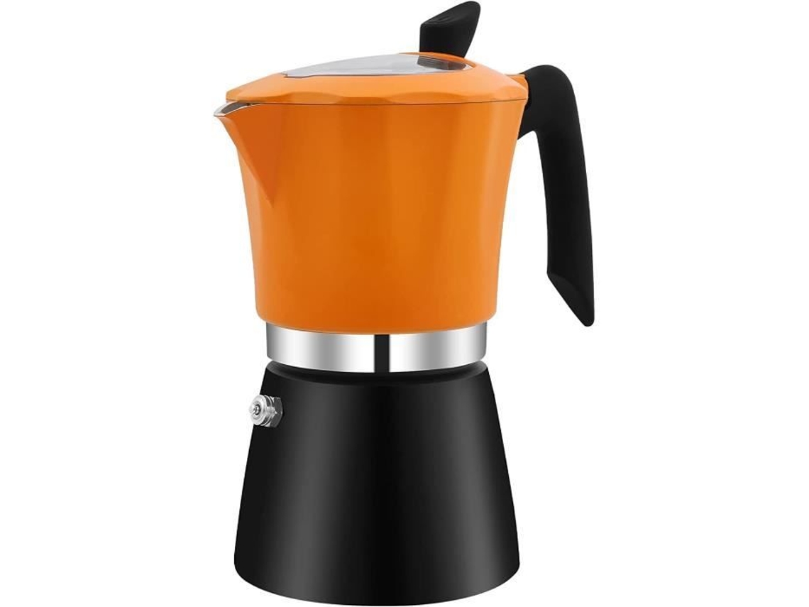 Cafetera Italiana Cafetera Espresso 6 Tazas 300 Ml Cafetera Moka De Aluminio Con Ventana Transparente 218