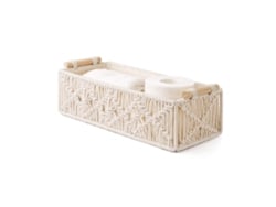 Cestas de Macramé Cestas Decorativas de Tela para Dormitorio o Sala de Estar Kofihety