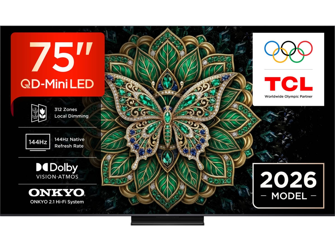 TV TCL 75C6K PRO (QD MINILED - 75'' - 191 cm - 4K Ultra HD - Smart TV)