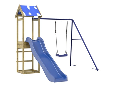 Parque Infantil De Exterior VIDAXL Marrón Madera