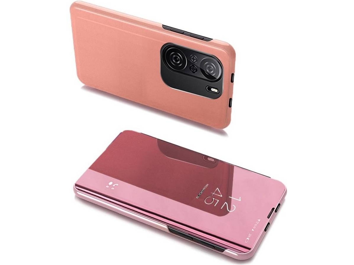Carcasa Xiaomi Redmi K40 Pro Plus LMOBILE Clear View Rosa