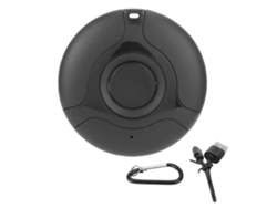 Repelente ultrasónico para mosquitos para exteriores, recargable por USB, color negro