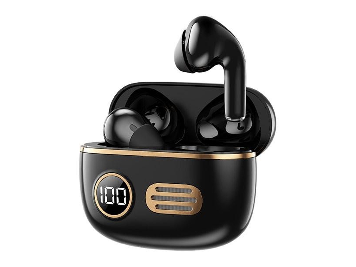 Auriculares Bluetooth True Wireless Remax Retro Tws-39 Sem Fio Preto