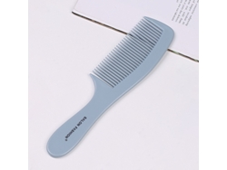 Peine plano de plástico con dientes anchos para masajear el cabello y el cuero cabelludo. MDUG (Estilo 1 Azul)