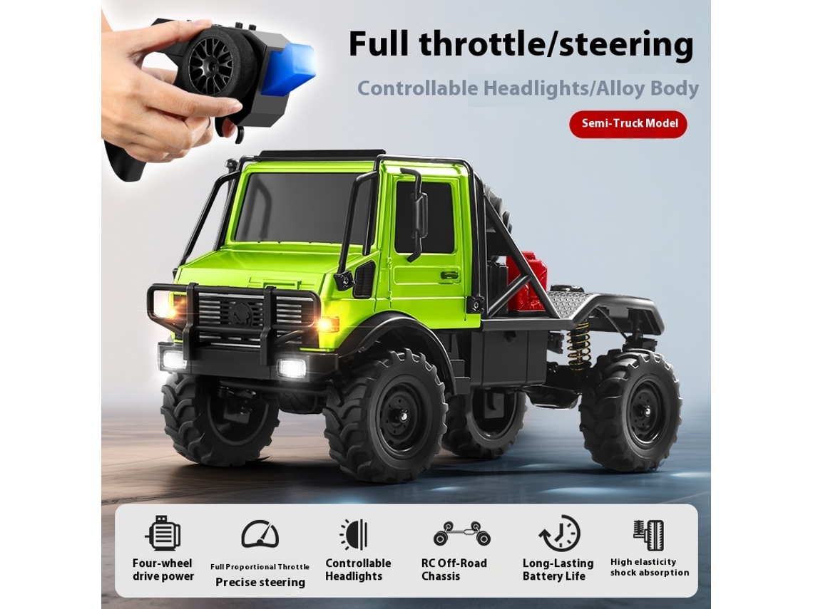 Coche eléctrico ligero a control remoto MDUG (1/18) con tracción delantera