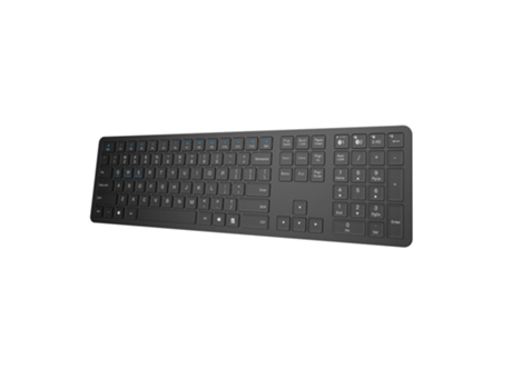 Teclado CROSSMANXI-STORE Carga Inalámbrica Bluetooth 2.4G Modo Dual Negro (Inglés)