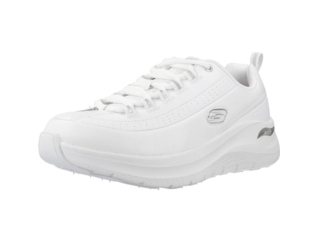 Zapatos de Mujer SKECHERS Arch Fit Tecido Blanco (38)