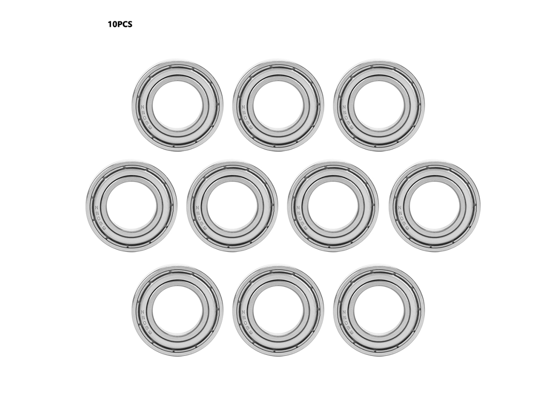 10 Piezas Rodamientos De Bolas De Ranura Profunda 6902zz Sellados De Caucho 15mm*28mm*7mm