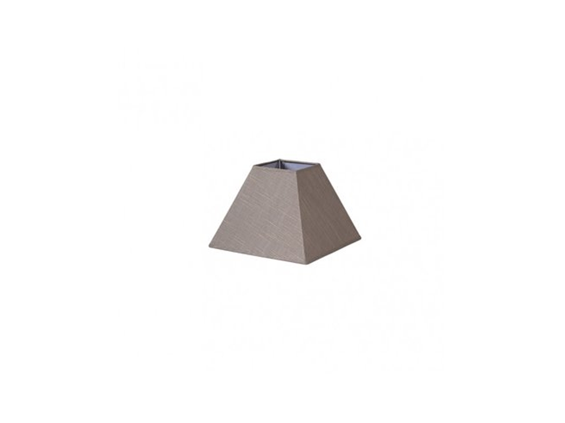 Pantalla Piramide Tenorio E27 Lino Gris 25dx11dx18h