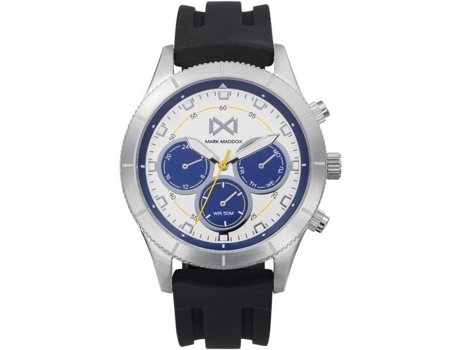 Reloj MARK MADDOX Hombre (Goma - Negro)