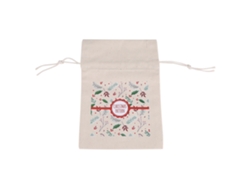 Bolsa de lona navideña para regalos y almacenamiento