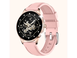 Reloj Inteligente Hk38 Estilo Diamante Amoled Bluetooth Llamadas Función Fitness Rosa