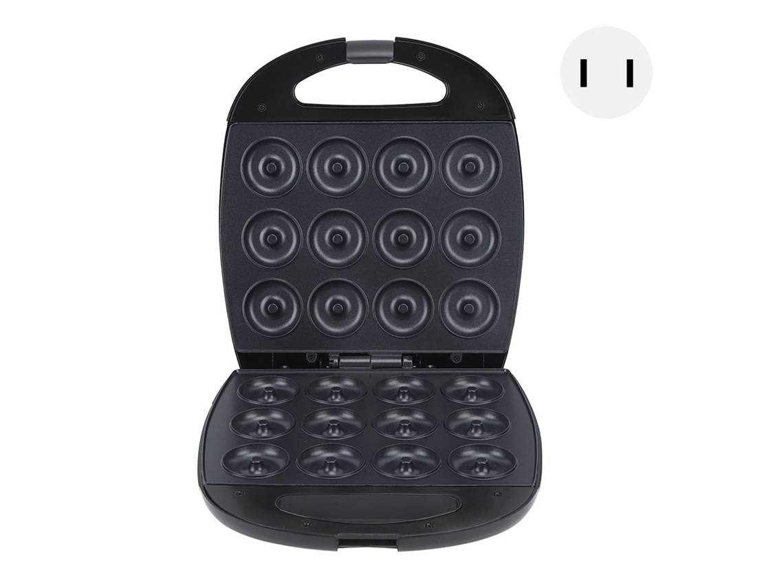 Mini Máquina Para Hacer Donas Con Doble Calentamiento Y Temperatura Ajustable: Prepara 12 Donas.