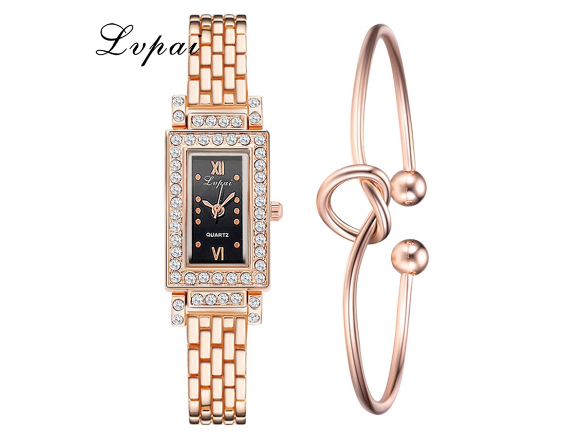 Reloj De Pulsera De Cuarzo Para Mujer Con Correa De Aleación, Estilo Moderno, Sencillo Y Elegante 03