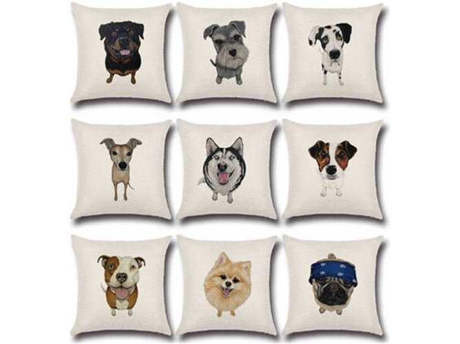 Pack de 9 Almohadas Decorativas WJS (45x45cm)