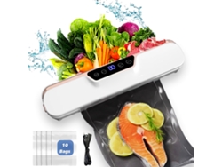 Selladora Al Vacío De Alimentos, Mantiene Los Alimentos Frescos 7 Veces Más Tiempo Con Tecnología De Sellado Automático, 4 Modos De Funcionamiento Par